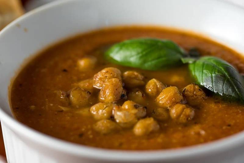 Chickpea Tomato Soup