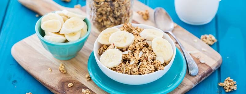 Banana Almond Granola