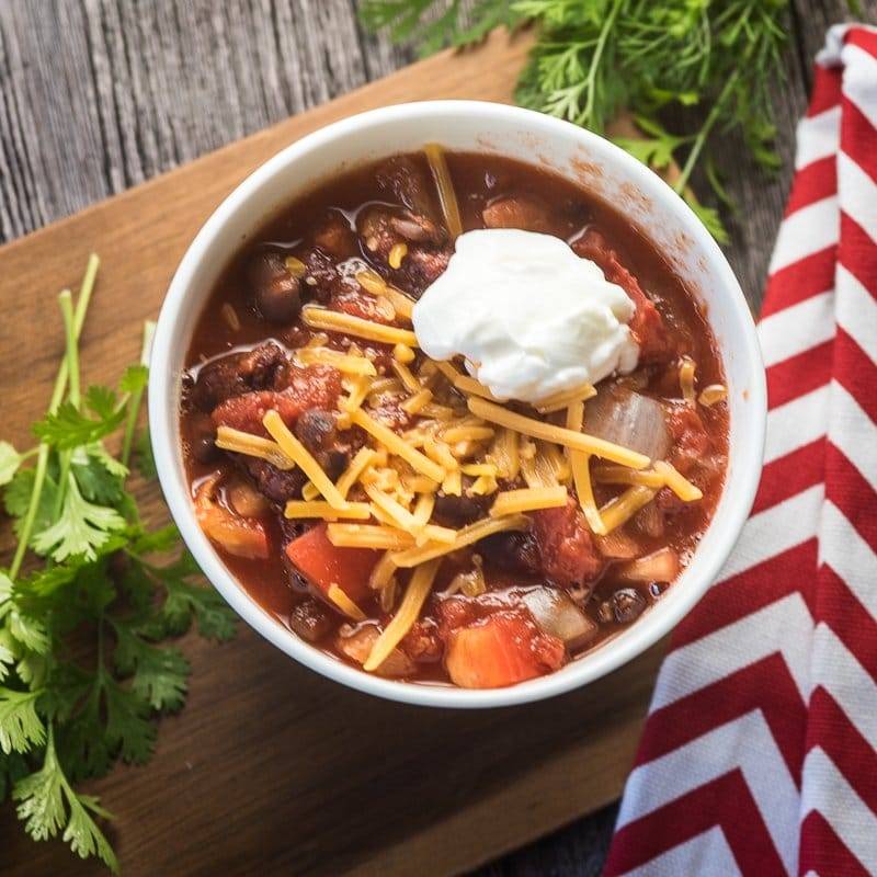 Slow Cooker Vegan Chili