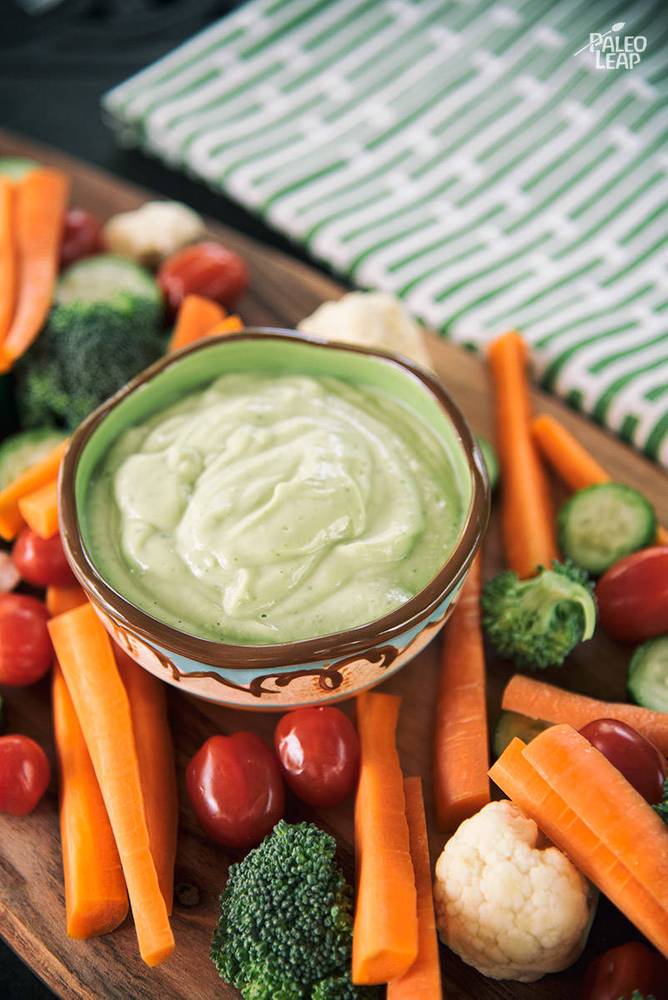 Avocado Vegetable Dip Recipe