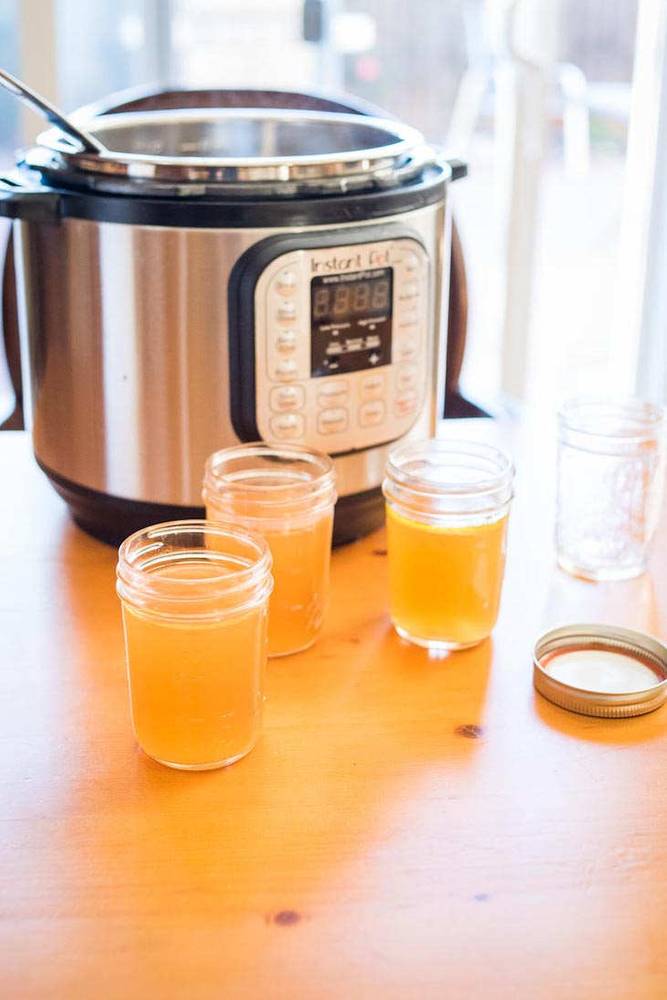 Keto Instant Pot Roasted Bone Broth Recipe