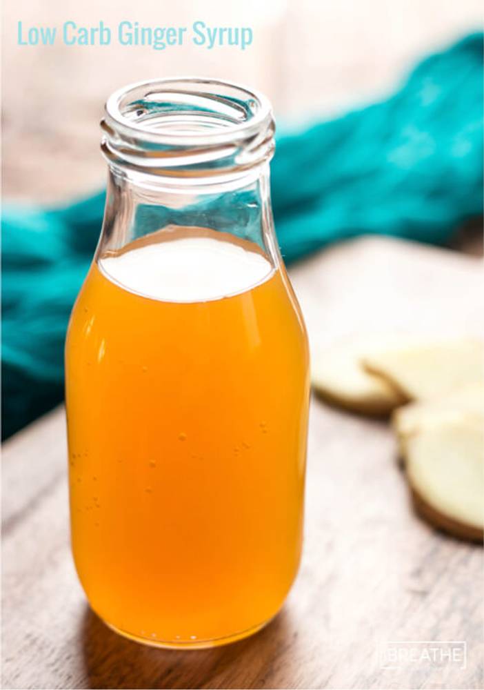 Low Carb Ginger Syrup - Sugar Free