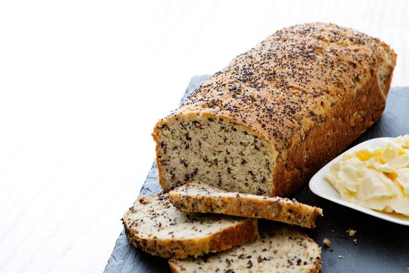 Soft keto seed bread