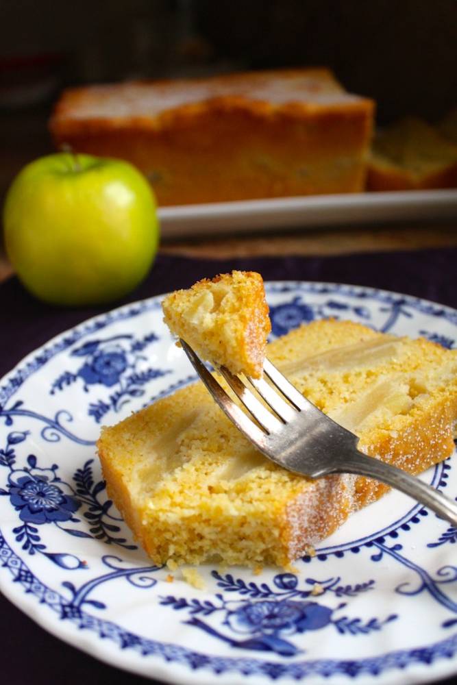 Cornbread Apple Loaf