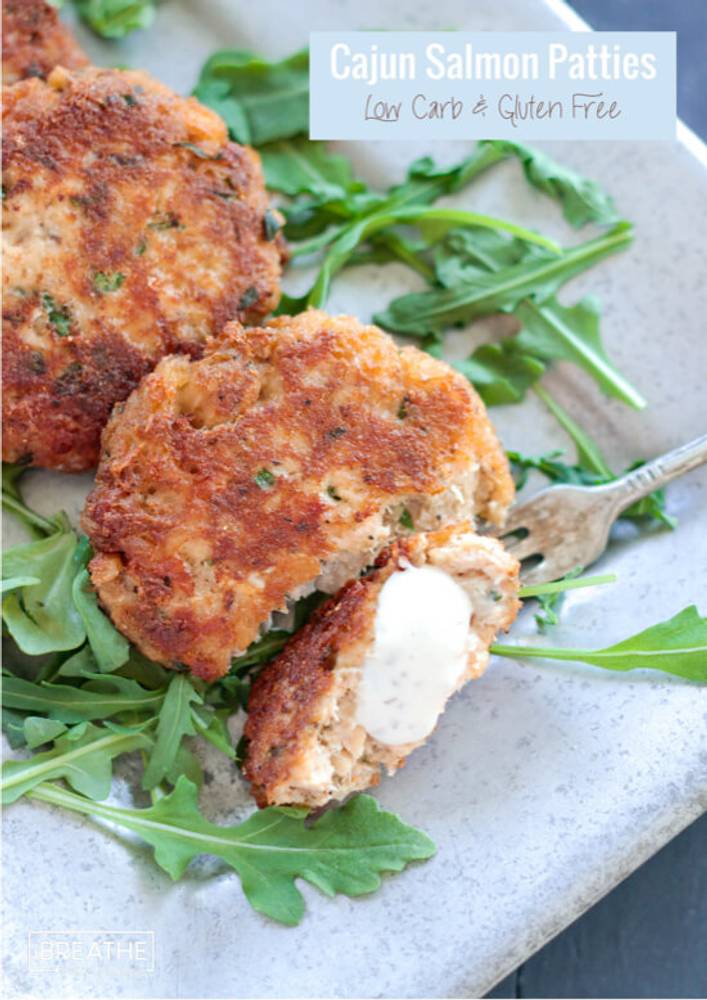 Cajun Salmon Patties - Low Carb & Gluten Free