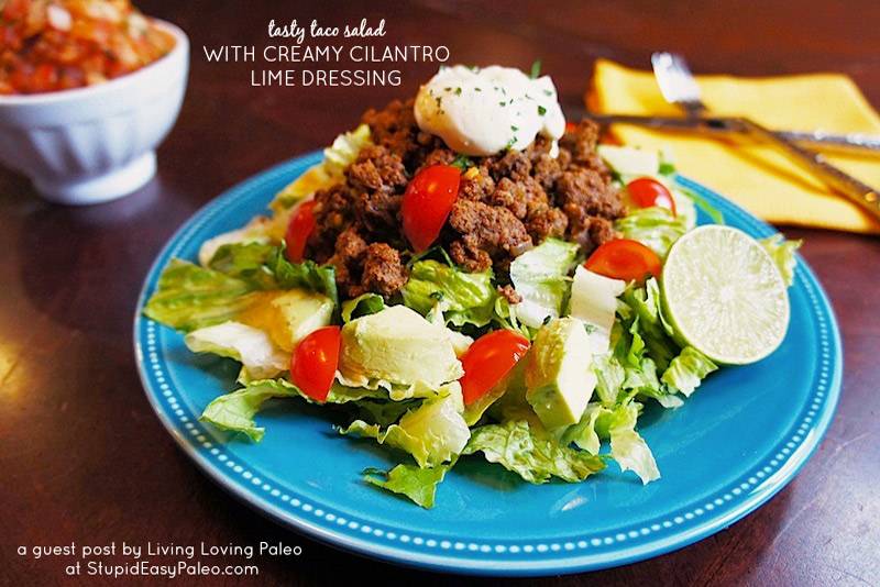 Paleo Taco Salad Recipe (Gluten-Free, Whole30)