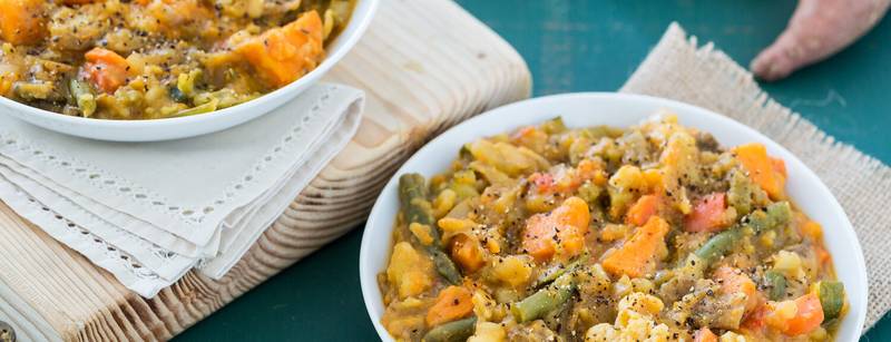 Creamy Sweet Potato and Vegetable Stew