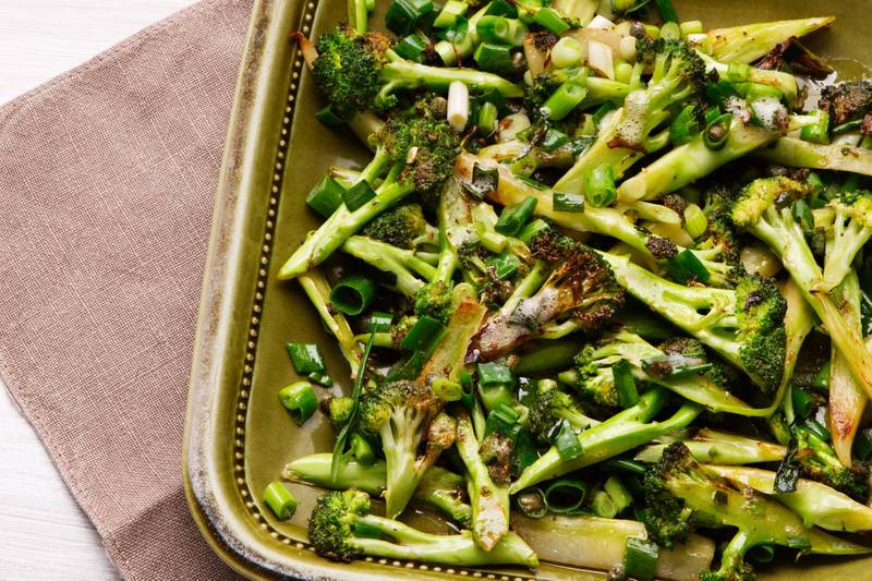 Butter-fried broccoli