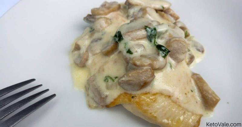 Pan-Fried Chicken Breast with Creamy Mushroom Sauce