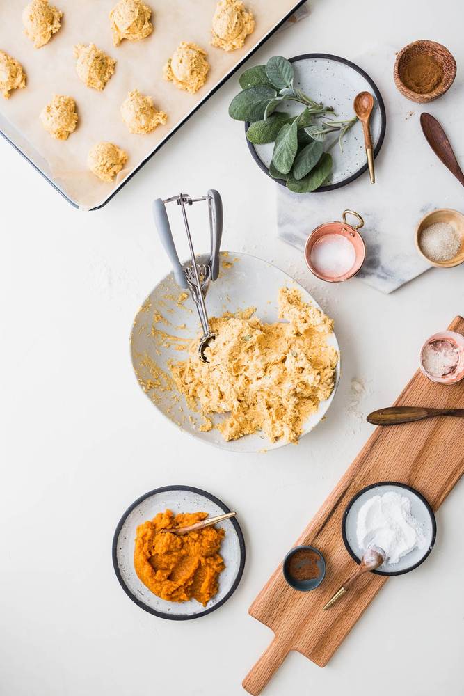 Pumpkin Sage Drop Biscuits