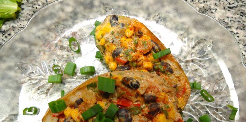 Southwestern Twice Baked Potatoes