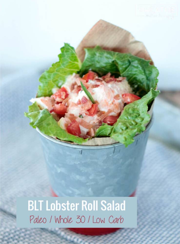 BLT Lobster Roll Salad - Low Carb & Paleo