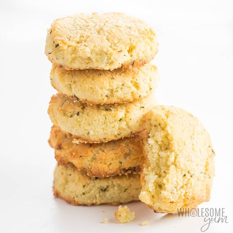Easy Garlic Parmesan Keto Biscuits Recipe (Gluten-Free)