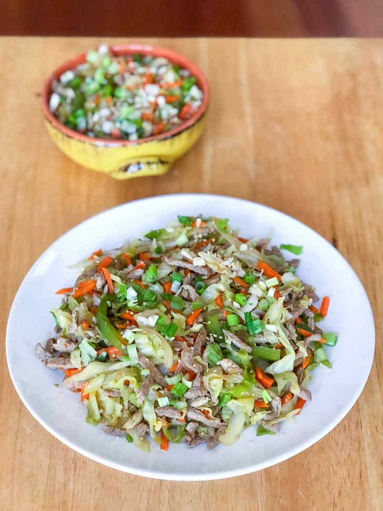 Keto Egg Roll Bowls Recipe