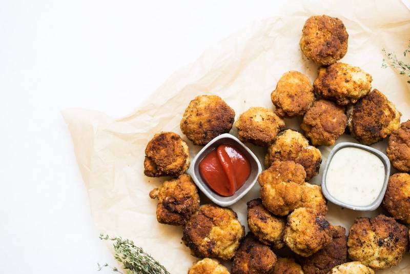 Keto chicken fritters