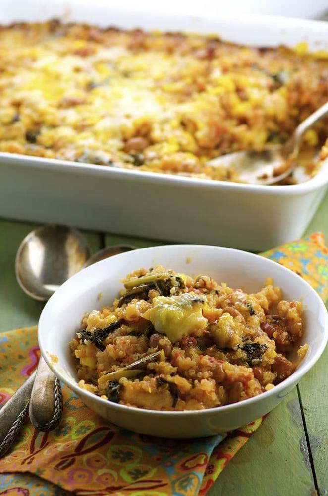 Cheese Vegan Quinoa Bake