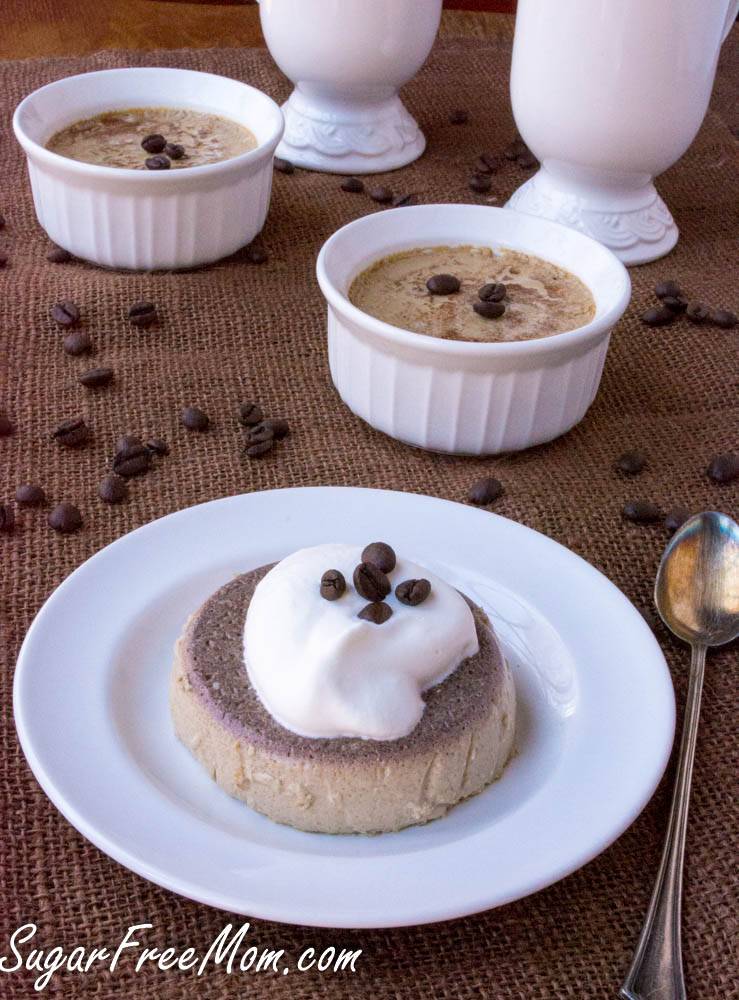 Sugar-Free Low Carb Coffee Roll Egg Custard