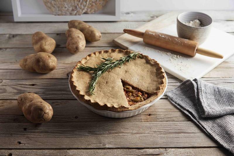Festive Vegetable Pot Pie