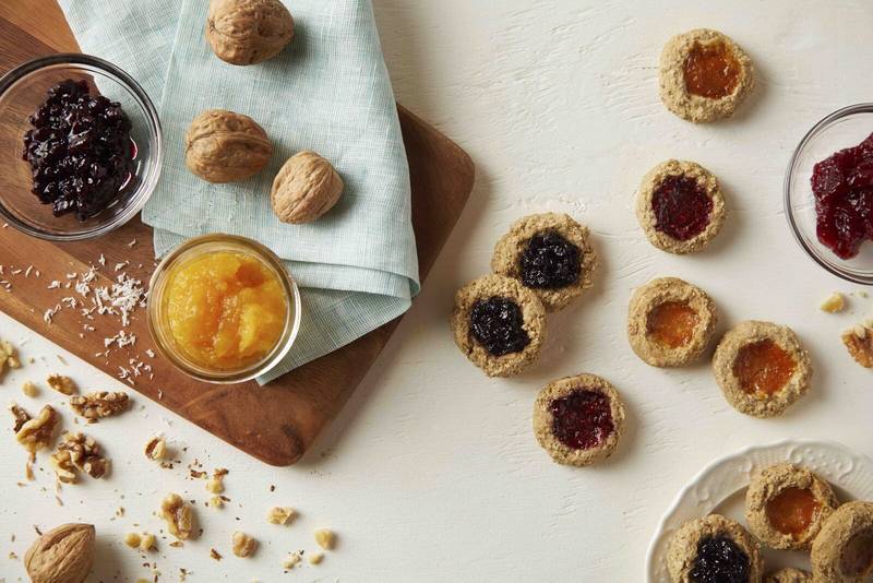 Jam Dot Holiday Cookies