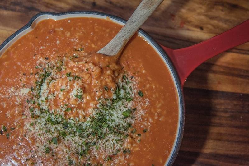 Vegetarian Tomato Risotto