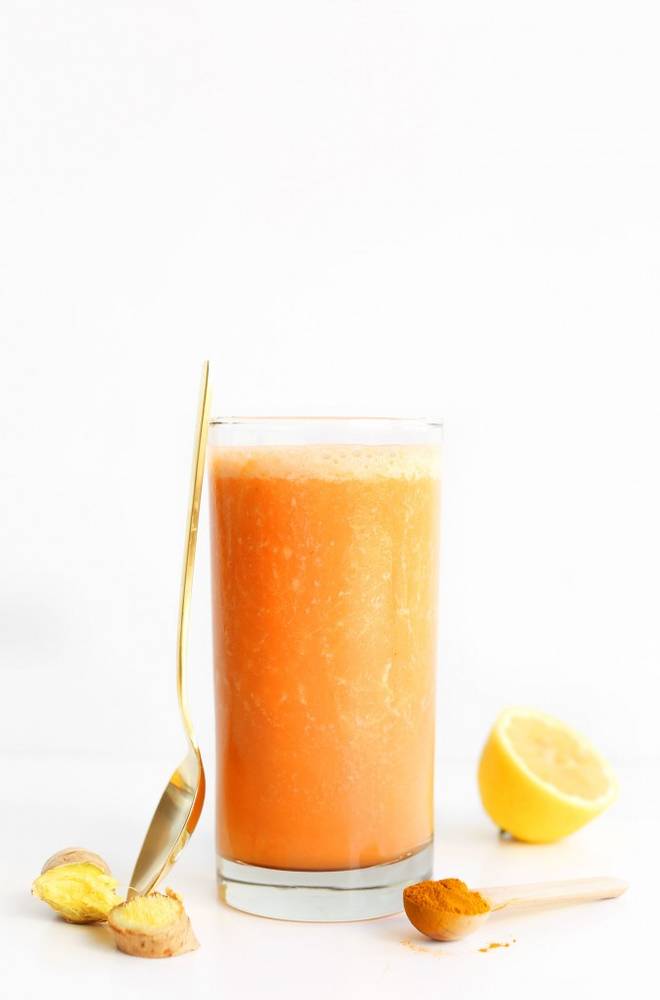 Carrot Ginger Turmeric Smoothie