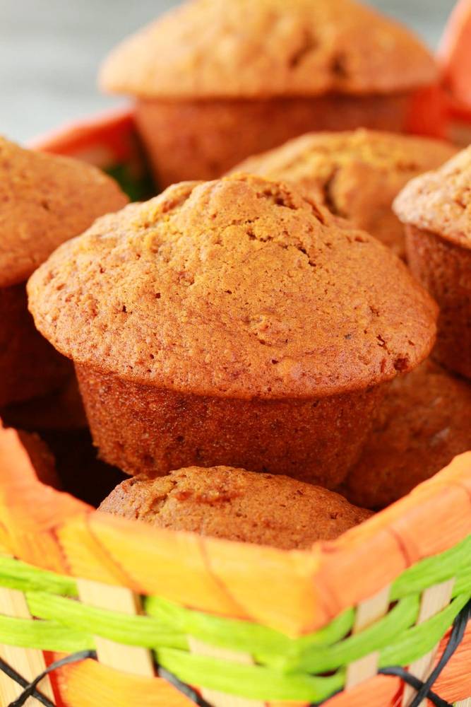 Vegan Pumpkin Muffins (with Pecans!)