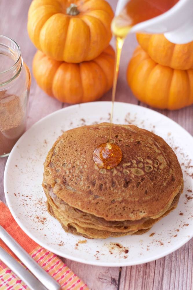 Vegan Pumpkin Pancakes
