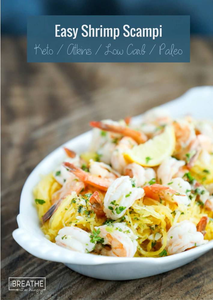 Easy Keto Shrimp Scampi - Low Carb & Gluten Free