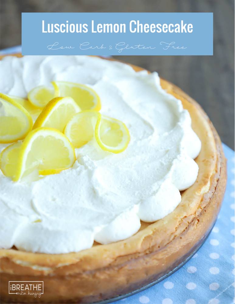 Easy Lemon Cheesecake - Low Carb & Keto