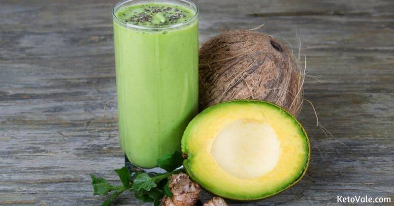 Avocado Smoothie With Coconut Milk