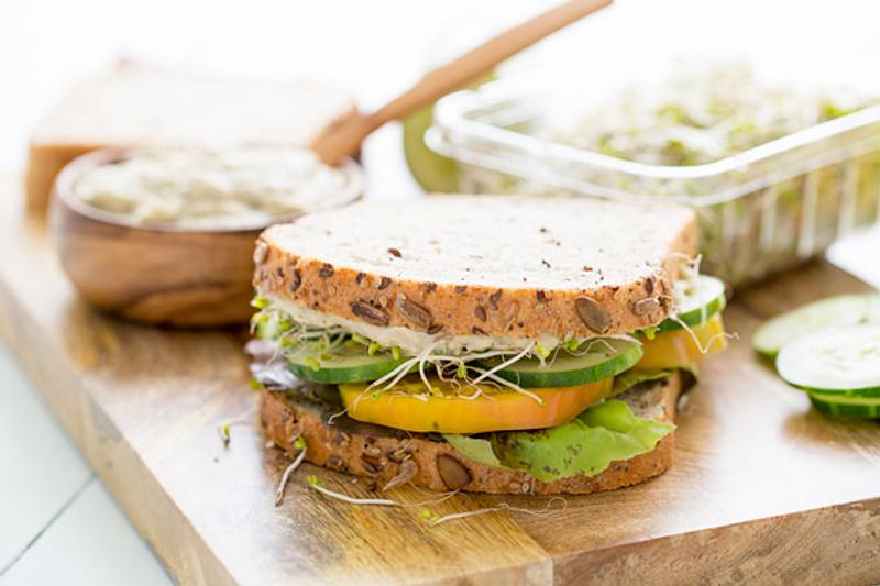 Basil White Bean Dip + Sandwich Spread