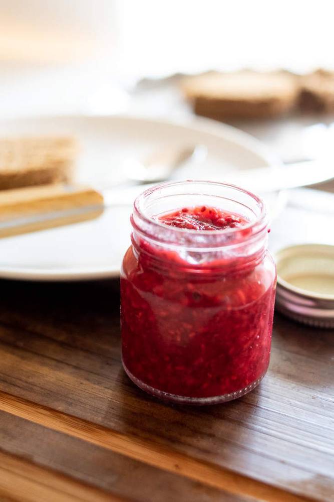 Keto Raspberry Chia Jam