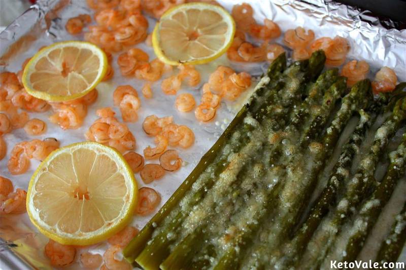 Baked Shrimp with Asparagus
