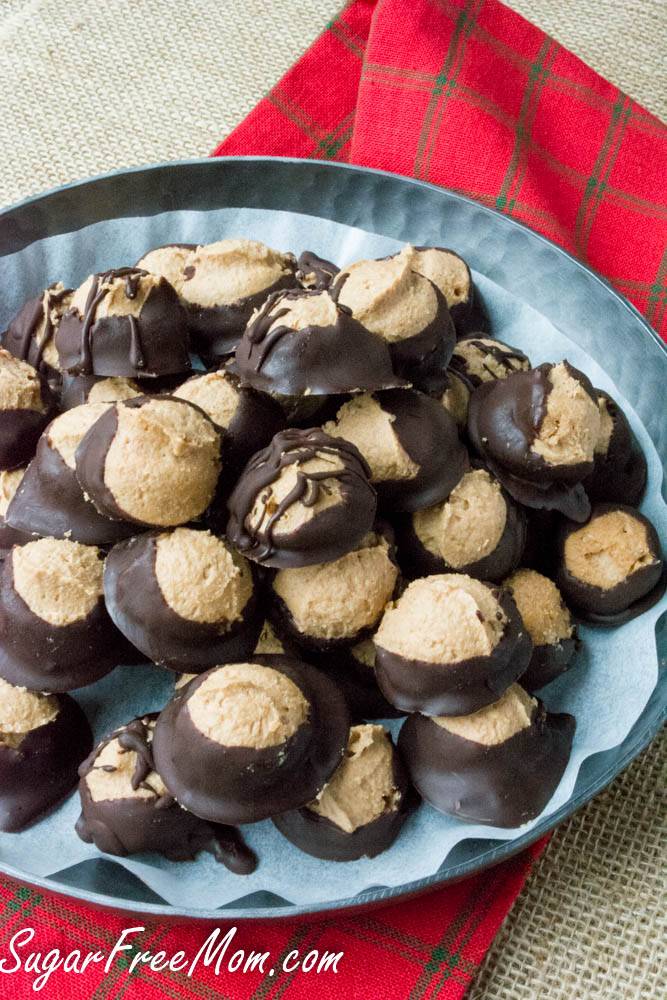 No Bake Low Carb Buckeyes