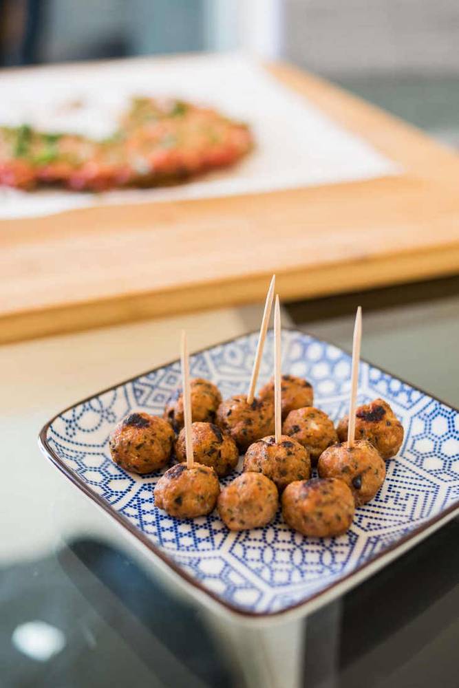 Keto Pizza Meatball Bites Recipe
