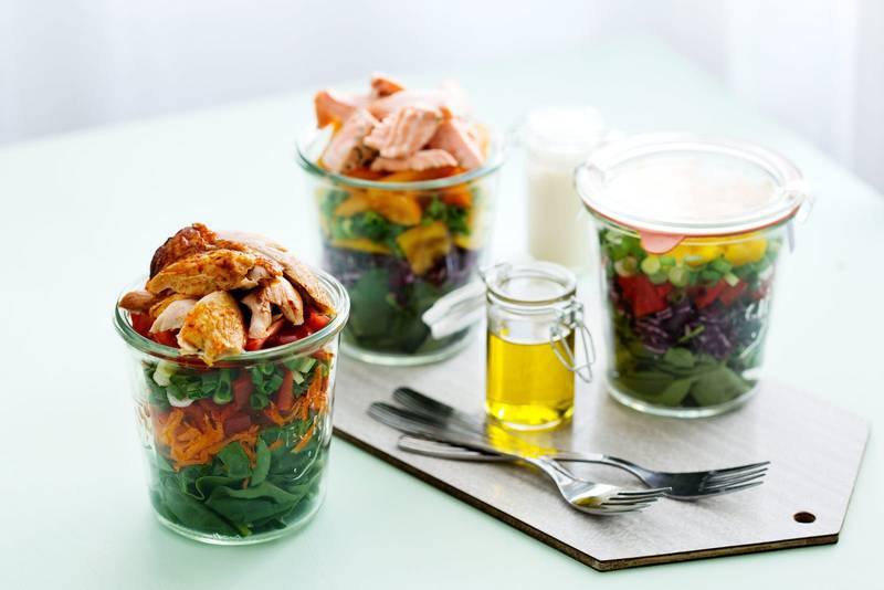Salad in a jar