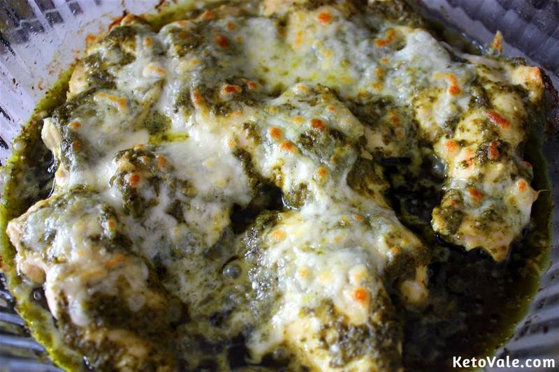 Pesto Chicken with Mozzarella