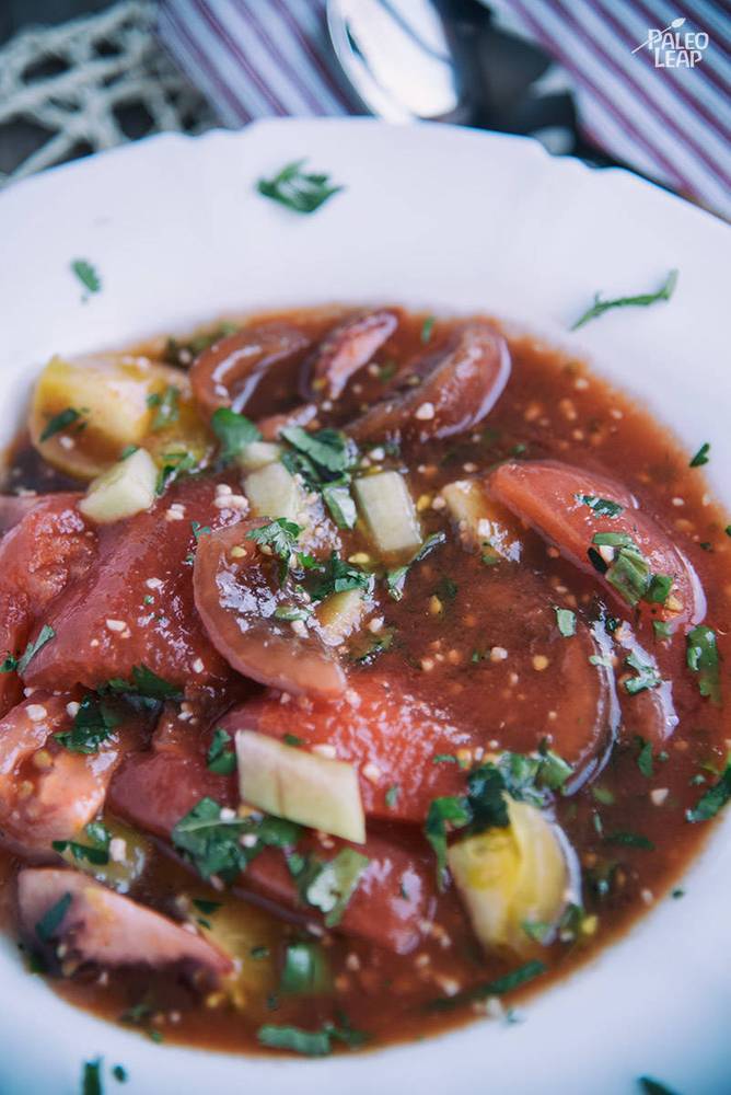 Tomato And Cucumber Gazpacho Recipe