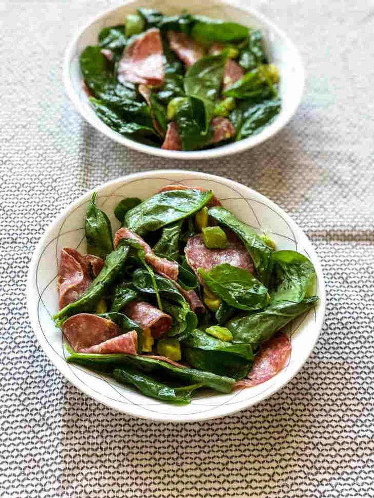 Five-Minute Keto Salami Salad Recipe