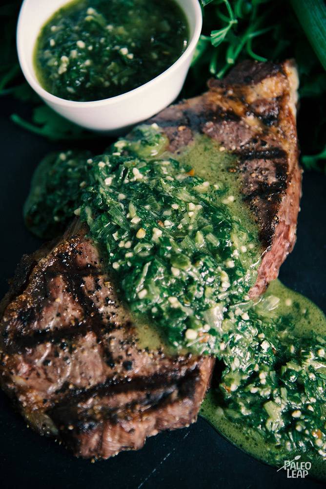 Chimichurri Steaks Recipe