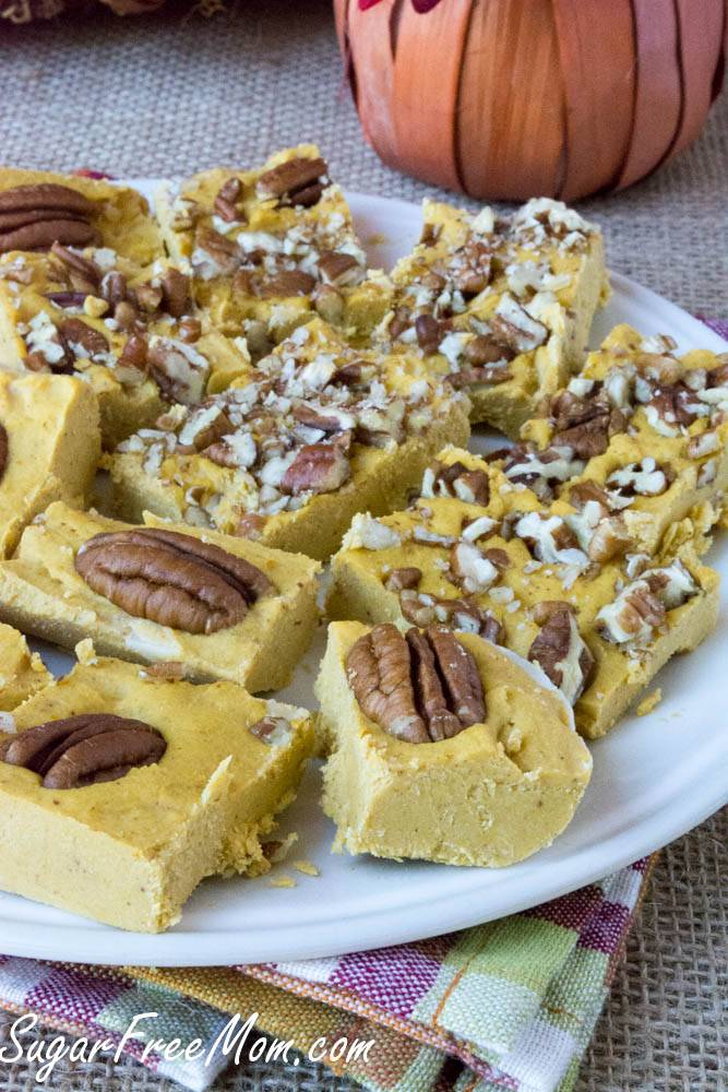 Paleo Pecan Pumpkin Pie Fudge