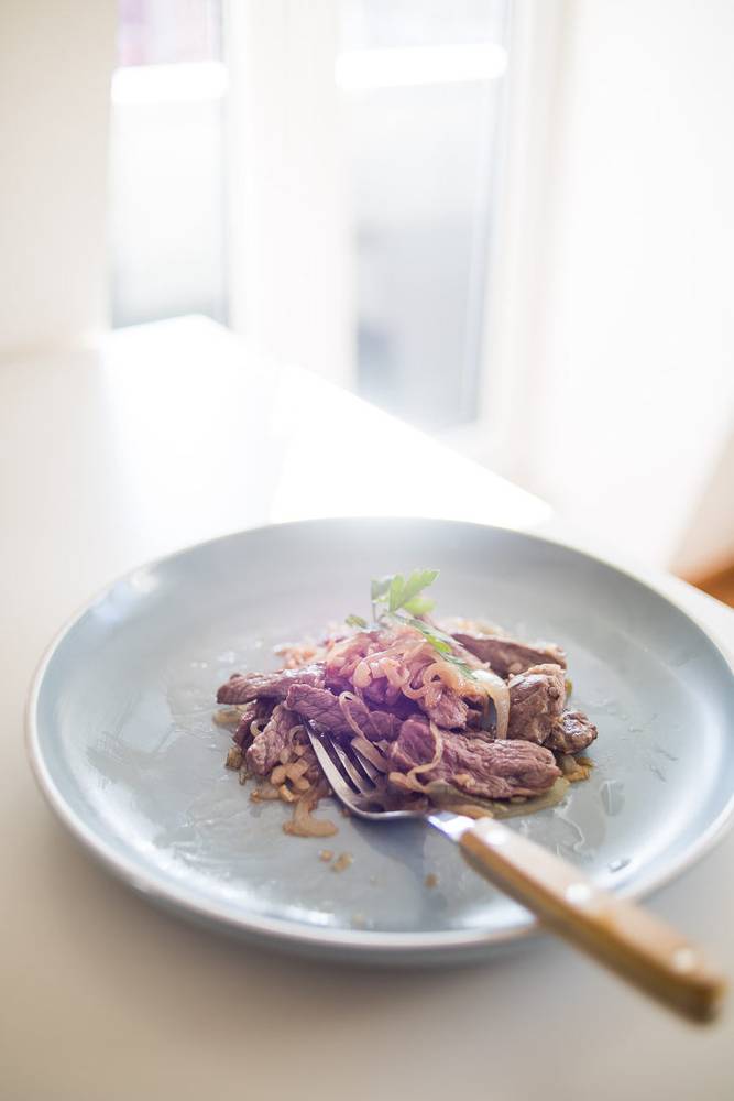 Three Ingredient Keto Steak Sauté Recipe