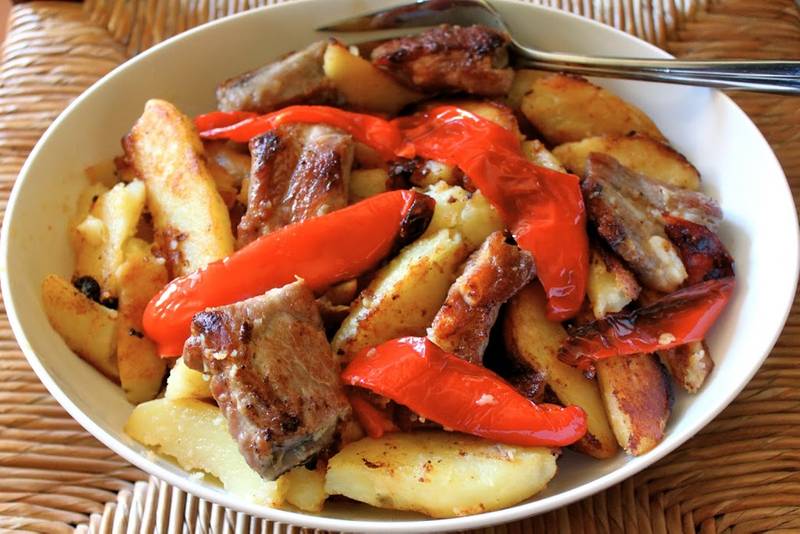 Pork and Pickled Peppers (and Potatoes)