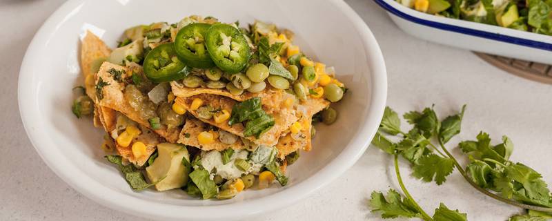 Vegan Nachos Verdes