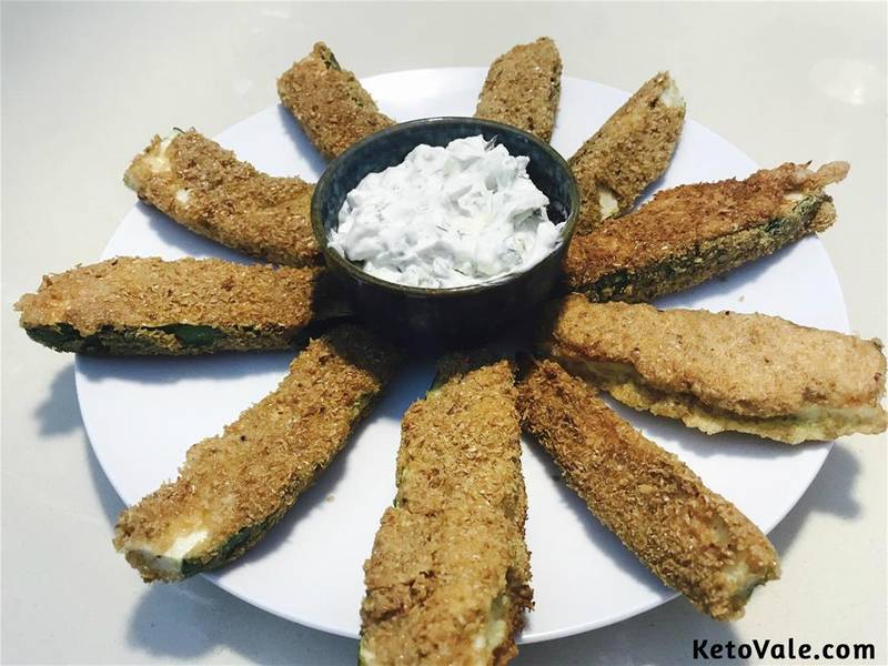 Zucchini Fries With Flax Meal