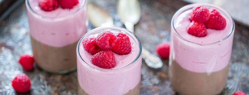 Chocolate Raspberry Parfaits
