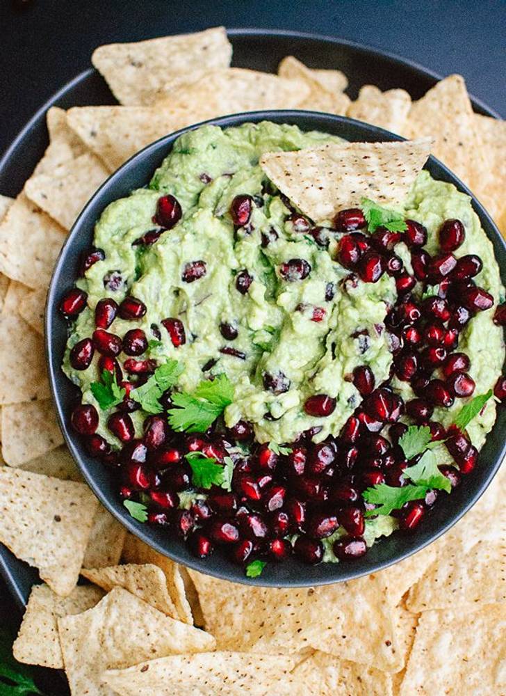 Festive Pomegranate Guacamole