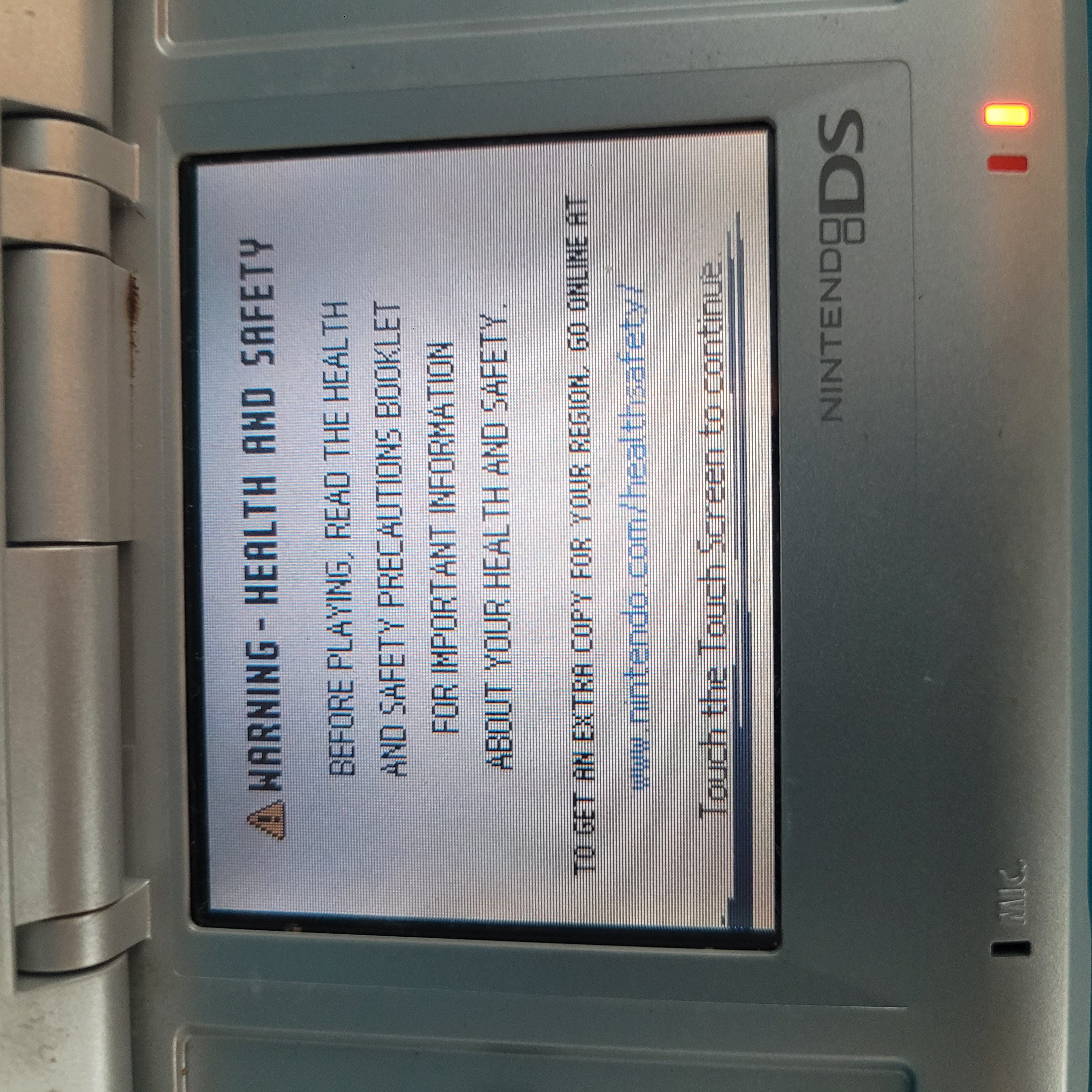 как выглядит Official Original Nintendo DS DSO NTR-001 Console w/Charger OEM Tested фото
