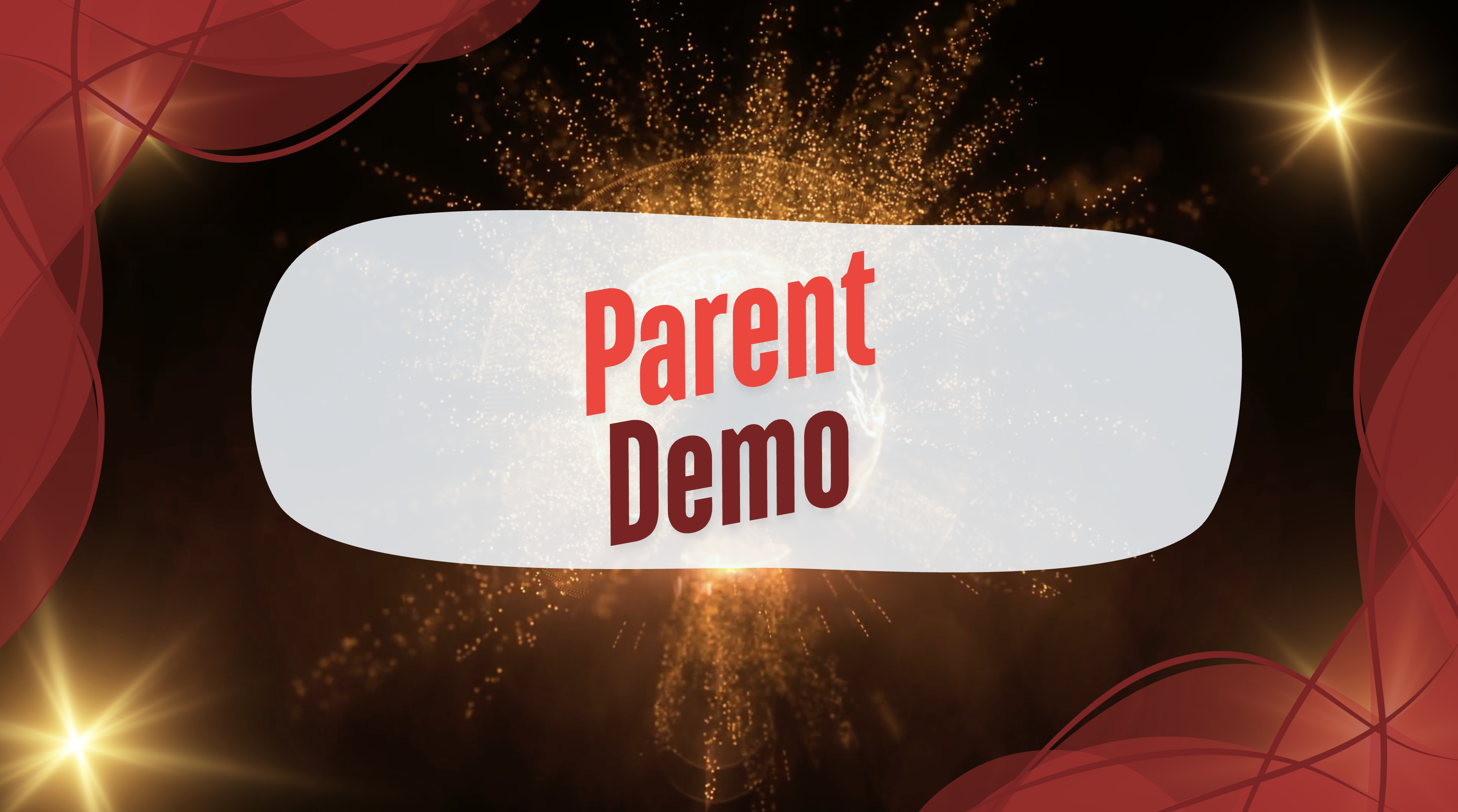 A demo video showing how Stud-E helps parents