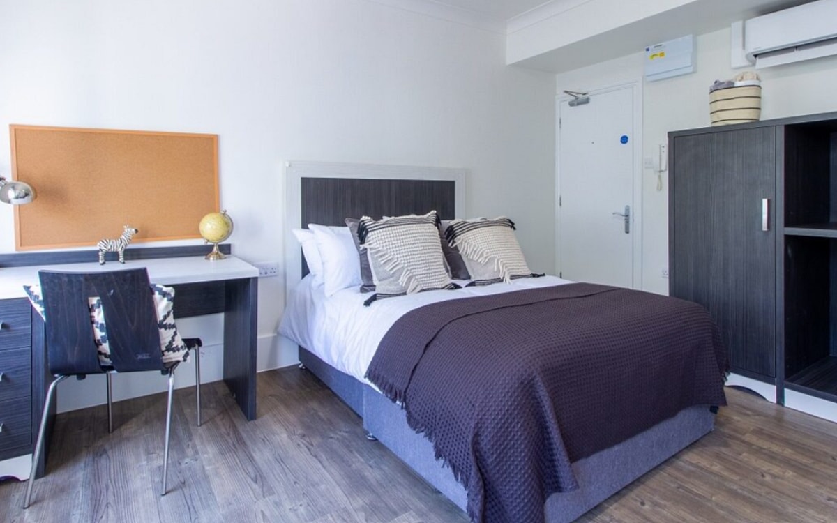 Student Castle Janet Poole House student accommodation at University of the Arts London